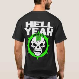 味方されるええ地獄のロゴ2 (黒) Tシャツ
