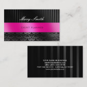 味方されるエレガントではっきりしたなダマスク織の名刺2 名刺 (正面/裏面)