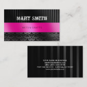 味方されるグランジなダマスク織の名刺2 名刺 (正面/裏面)