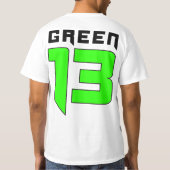 味方されるスカルのロゴ2 (白) Tシャツ (裏面)