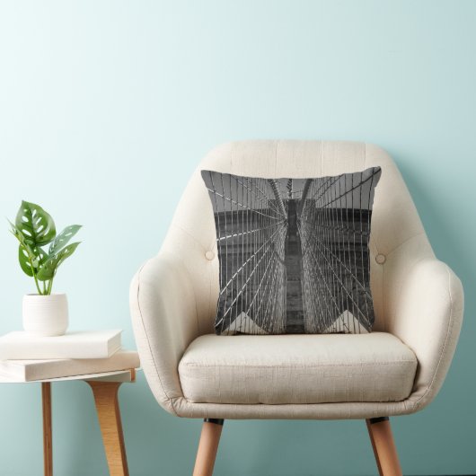 味方されるニューヨークシティブルックリン橋及びスカイライン2 クッション (椅子)