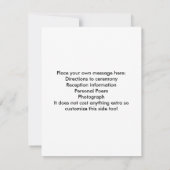 味方されるパーソナライズな結婚式のサンキューカード2 サンキューカード (裏面)