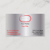 味方される銀製の死んだゴキブリの害虫サービス2 名刺 (裏面)