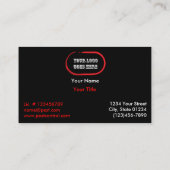 味方される黒い死んだゴキブリの害虫サービス2 名刺 (裏面)