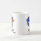 味方される50の波のマグ2 コーヒーマグカップ (中央)