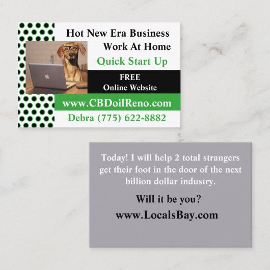 味方されるCBD 2 名刺 (正面/裏面)