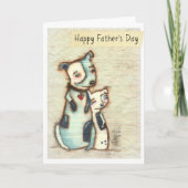 味方 – 父の日札 カード (正面)