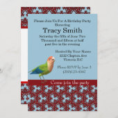 味覚コクティエル誕生日招待状 招待状 (正面/裏面)