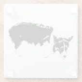 味覚試験休止 ガラスコースター (裏面)