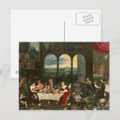 味覚、聴覚およびTouch, 1618 ポストカード (正面/裏面)