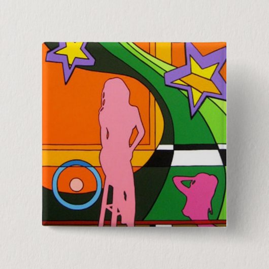 "味" 缶バッジ (正面)