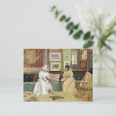 呼びフレンドリー出し | ウィリアムメリットチェイス ポストカード (スタンド正面)