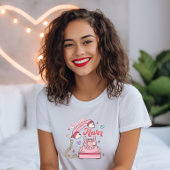 呼び出さない、レトロGroovy おもしろい Valentine Tシャツ