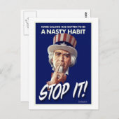 呼び出しが習慣にな扱いにくる ポストカード (正面/裏面)