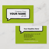 呼び出しの名刺 名刺 (正面/裏面)