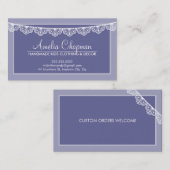 呼び出しカード可愛いクリエイティブレースのバンティングマブ 名刺 (正面/裏面)