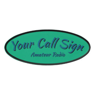 呼び出し記号名バッジ 名札