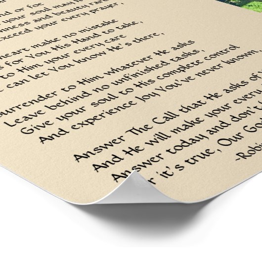 呼び出し詩 ポスター (角)