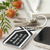 呼ぶと見つけられたら キーホルダー (正面右)