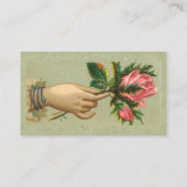 呼ビクトリアンび出しカード 名刺 (裏面)