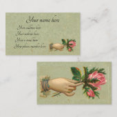 呼ビクトリアンび出しカード 名刺 (正面/裏面)