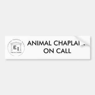 呼出しバンパーステッカーの動物の牧師 バンパーステッカー