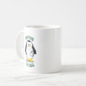 呼出しペンギンの医者 コーヒーマグカップ (正面左)
