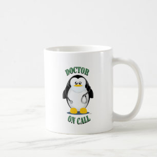 呼出しペンギンの医者 コーヒーマグカップ