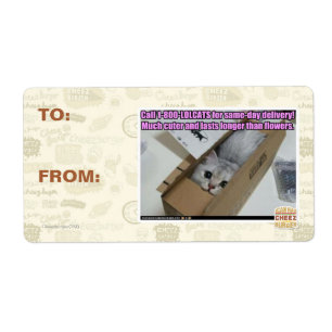 呼出し1-800-LOLCATS ラベル
