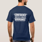 呼出符号および自信 Tシャツ (裏面)