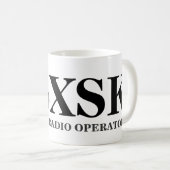 呼出符号のマグ コーヒーマグカップ (正面右)