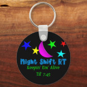 呼吸おもしろいセラピストギフトとTシャツ キーホルダー (正面)