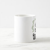 呼吸して下さい コーヒーマグカップ (中央)