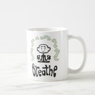 呼吸して下さい コーヒーマグカップ