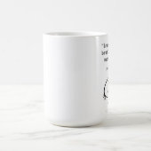 呼吸して下さい コーヒーマグカップ (中央)