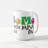 呼吸して下さい、呼吸して下さい、オンマグを動かして下さい コーヒーマグカップ (正面右)