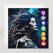 呼吸して解放する |美しいEtherealの女性 (正面/裏面)