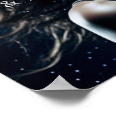 呼吸して解放する |美しいEtherealの女性 ポスター (角)