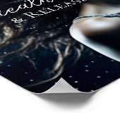 呼吸して解放する |美しいEtherealの女性 ポスター (角)