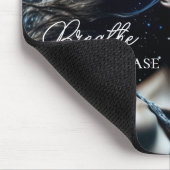 呼吸して解放する |美しいEtherealの女性 マウスパッド (コーナー)