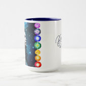 呼吸して解放する |美しいEtherealの女性 マグカップ (中央)