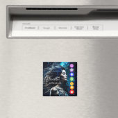 呼吸して解放する |美しいEtherealの女性 マグネット (インサイチュ (食洗機))