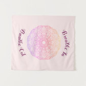 呼吸します壁のタペストリーを呼吸して下さい タペストリー (正面(横))