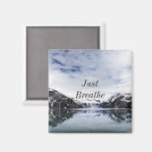 「呼吸しろ」 非合理的引用文 マグネット (正面/裏面)