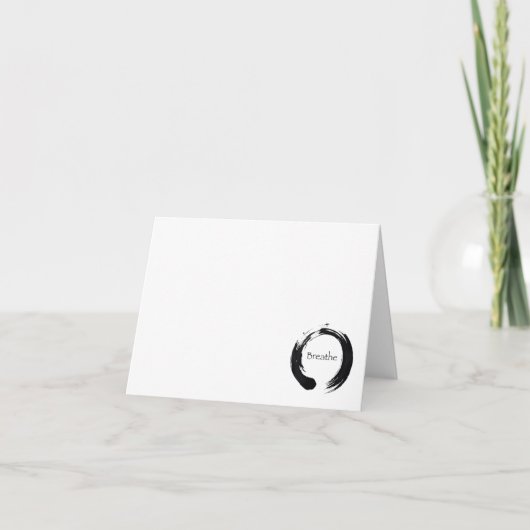 呼吸することを覚えて下さい カード (正面)