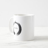 呼吸することを覚えて下さい! コーヒーマグカップ (正面左)