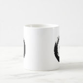 呼吸することを覚えて下さい! コーヒーマグカップ (中央)