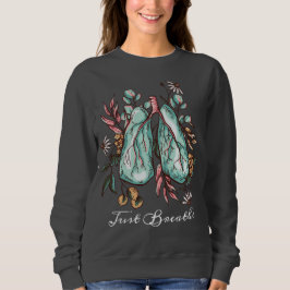 呼吸する | ぜんそく | 肺 スウェットシャツ