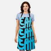 呼吸する エプロン (着用した状態)