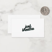 呼吸する ノートカード (正面/裏面インサイチュ)